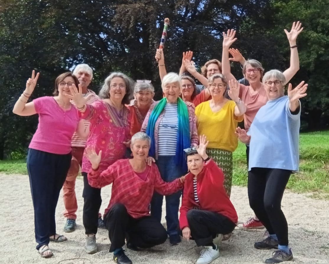 Corps&harmonie Françoise au stage d'été Amougies